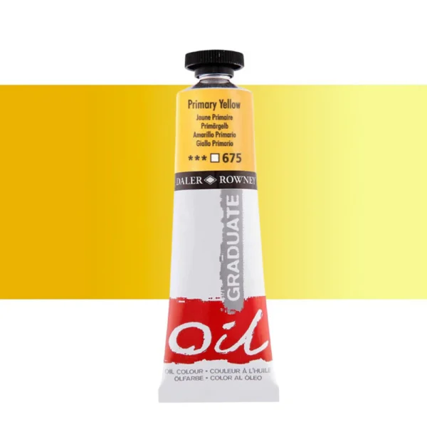 Tubo Oleo Daler Rowney Graduate 38ml. Amarillo Primario 675
