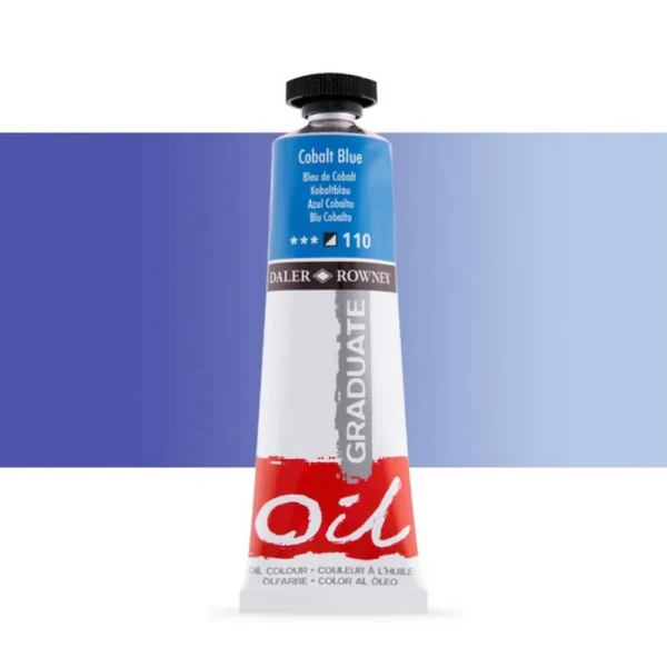 Tubo Oleo Daler Rowney Graduate 38ml. Azul Cobalto 110