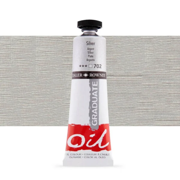 Tubo Oleo Daler Rowney Graduate 38ml. Plata 702