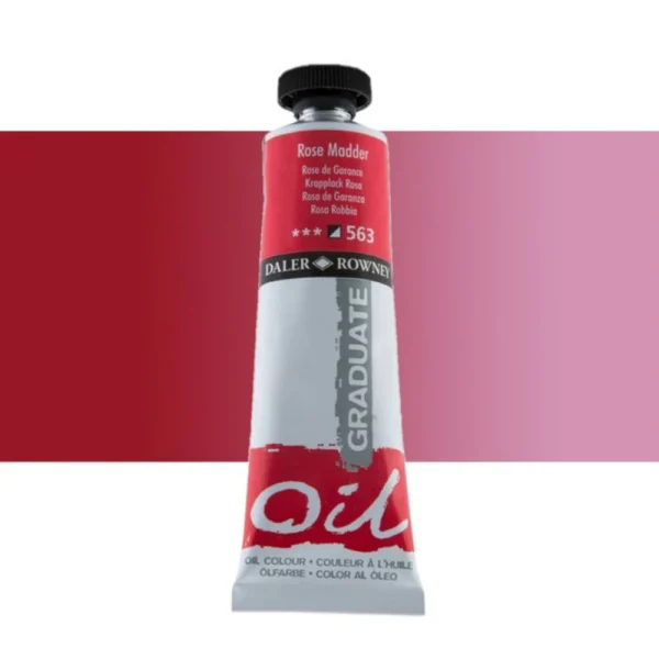Tubo Oleo Daler Rowney Graduate 38ml. Rosa de Garanza 563