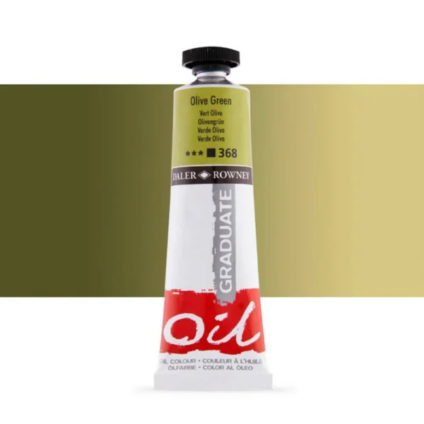 Tubo Oleo Daler Rowney Graduate 38ml. Verde Oliva 368