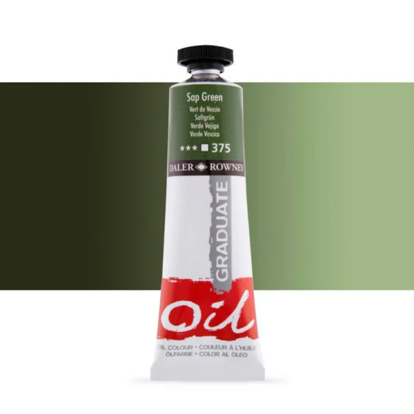Tubo Oleo Daler Rowney Graduate 38ml. Verde Vejiga 375