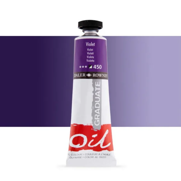 Tubo Oleo Daler Rowney Graduate 38ml. Violeta 450