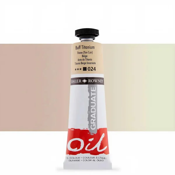 Tubo Oleo Daler Rowney Graduate 38ml. Buff Titanio 024
