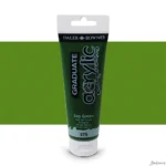 Tubo Acrilico Daler Rowney Graduate 120ml. Verde Vejiga 375