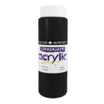 Frasco Acrilico Daler Rowney Graduate 500ml. Negro 026