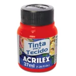 Pintura de Genero Fluor Acrilex Rojo 37ml