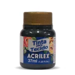 Pintura de Genero Metalizada Acrilex Negro 37ml
