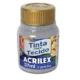 Pintura de Genero Glitter Acrilex Plata 37ml