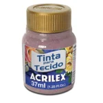Pintura de Genero Glitter Acrilex Rosado 37ml