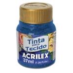 Pintura de Genero Glitter Acrilex Azul 37ml