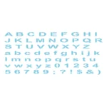 Stencil Acrilex 33x14cm. Alfabeto