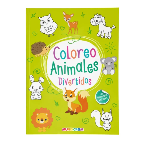 Libro Coloreo Animales Divertidos Mundicrom