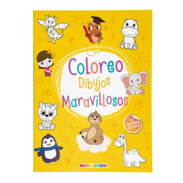 Libro Coloreo Dibujos Maravillosos Mundicrom