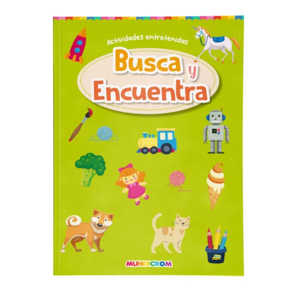 Libro Actividades Entretenidas Busca y Encuentra Mundicrom