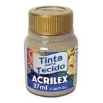 Pintura de Genero Glitter Acrilex Amarillo 37ml