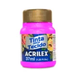 Pintura de Genero Metalizada Acrilex Fucsia 37ml