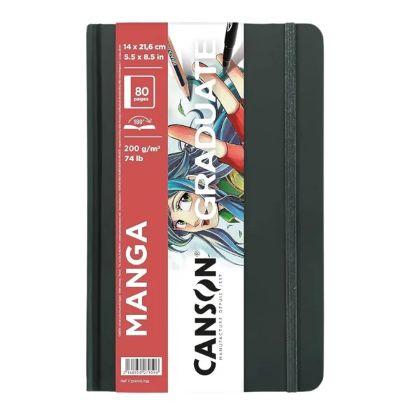 ArtBook Canson Graduate Manga A5 200gr. 40 Hojas