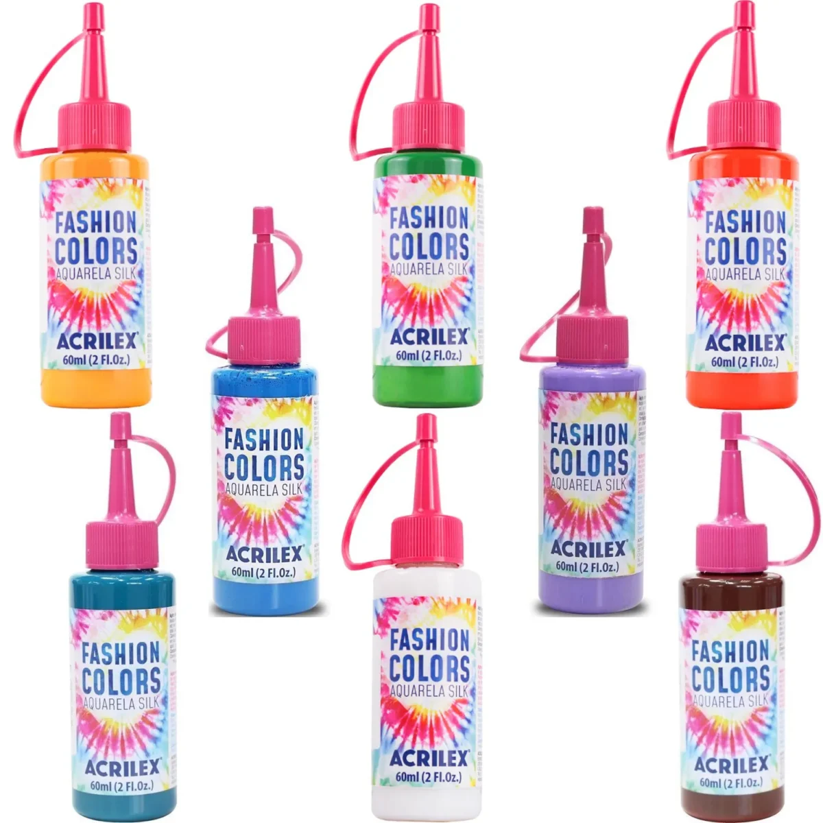 Pintura para Tela Fashion Colors Acuarela Silk Acrilex Incoloro 60ml - Image 2