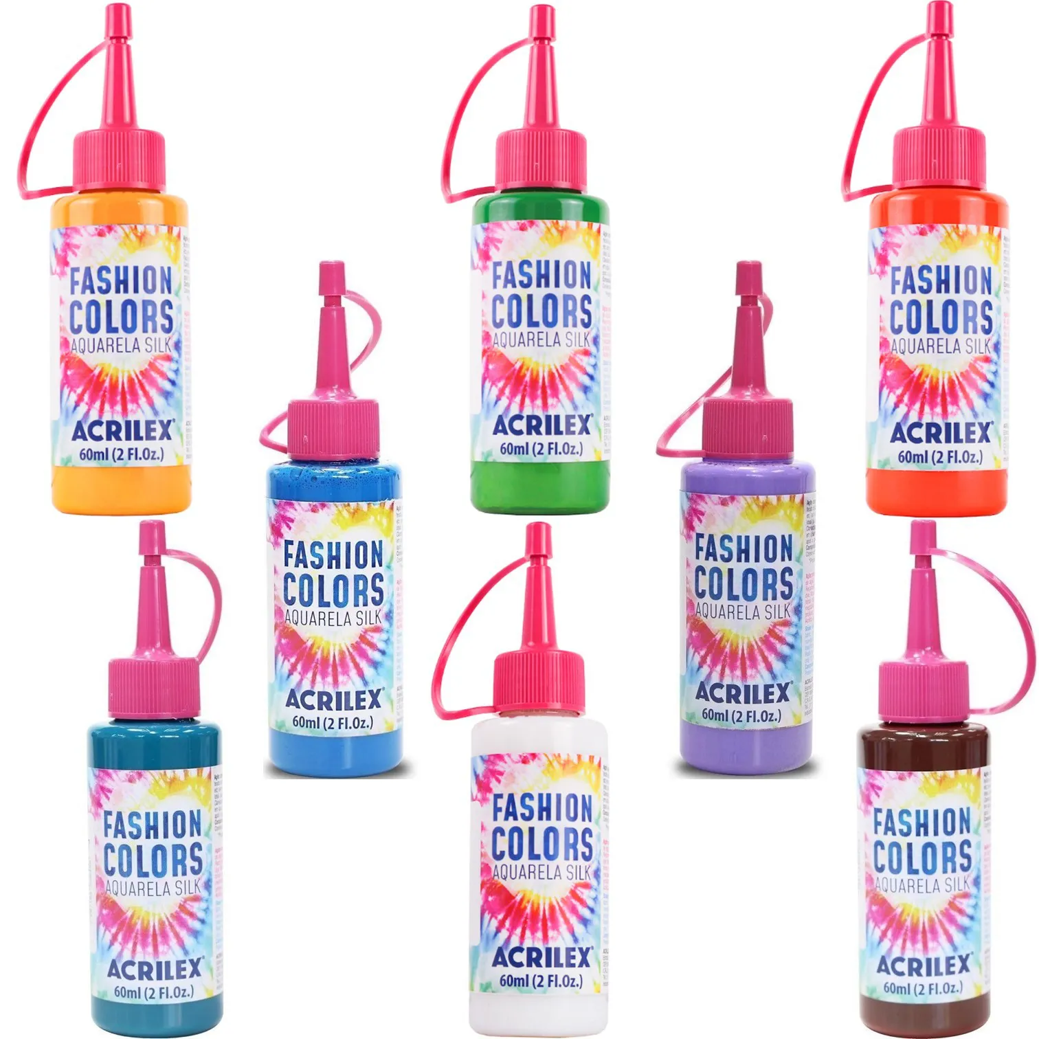 Pintura para Tela Fashion Colors Acuarela Silk Acrilex Turquesa 60ml - Image 2