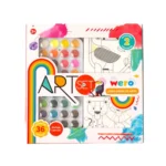 Art Set Wero 2 Bastidores + 36 Acuarelas + Pincel