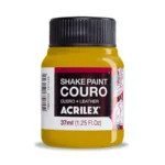 Frasco Pintura para Cuero Acrilex 37ml. Amarillo Indio 960
