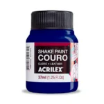 Frasco Pintura para Cuero Acrilex 37ml. Azul Turquesa 501
