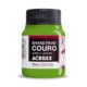 Frasco Pintura para Cuero Acrilex 37ml. Verde Manzana 802