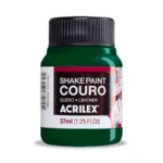 Frasco Pintura para Cuero Acrilex 37ml. Verde Bandera 511