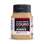Frasco Pintura para Cuero Acrilex 37ml. Capuccino 585