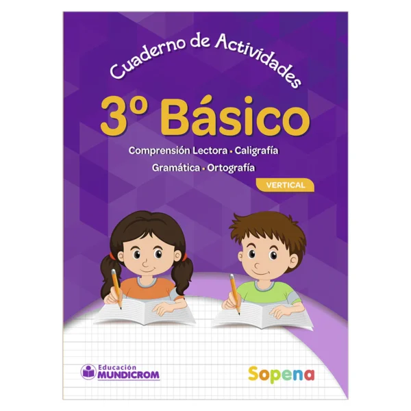 Cuaderno Actividades 3° Basico Vertical Sopena