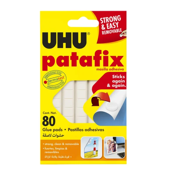 Set Masilla Adhesiva Uhu Patafix 80 Pastillas