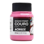 Frasco Pintura para Cuero Acrilex 37ml. Rosa Chicleta 472