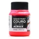 Frasco Pintura para Cuero Acrilex 37ml. Rojo 103