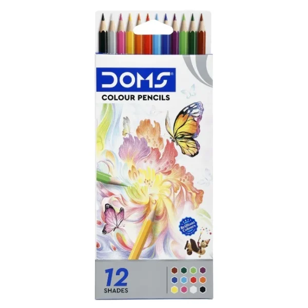 Caja Lapices 12 Colores Doms