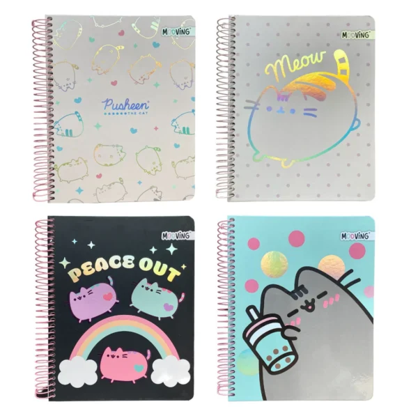 Cuaderno 1/2 Oficio Pusheen 120 Hojas Mooving