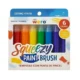 Set 6 Temperas con Punta Pincel Wero Squeezy Paint Brush