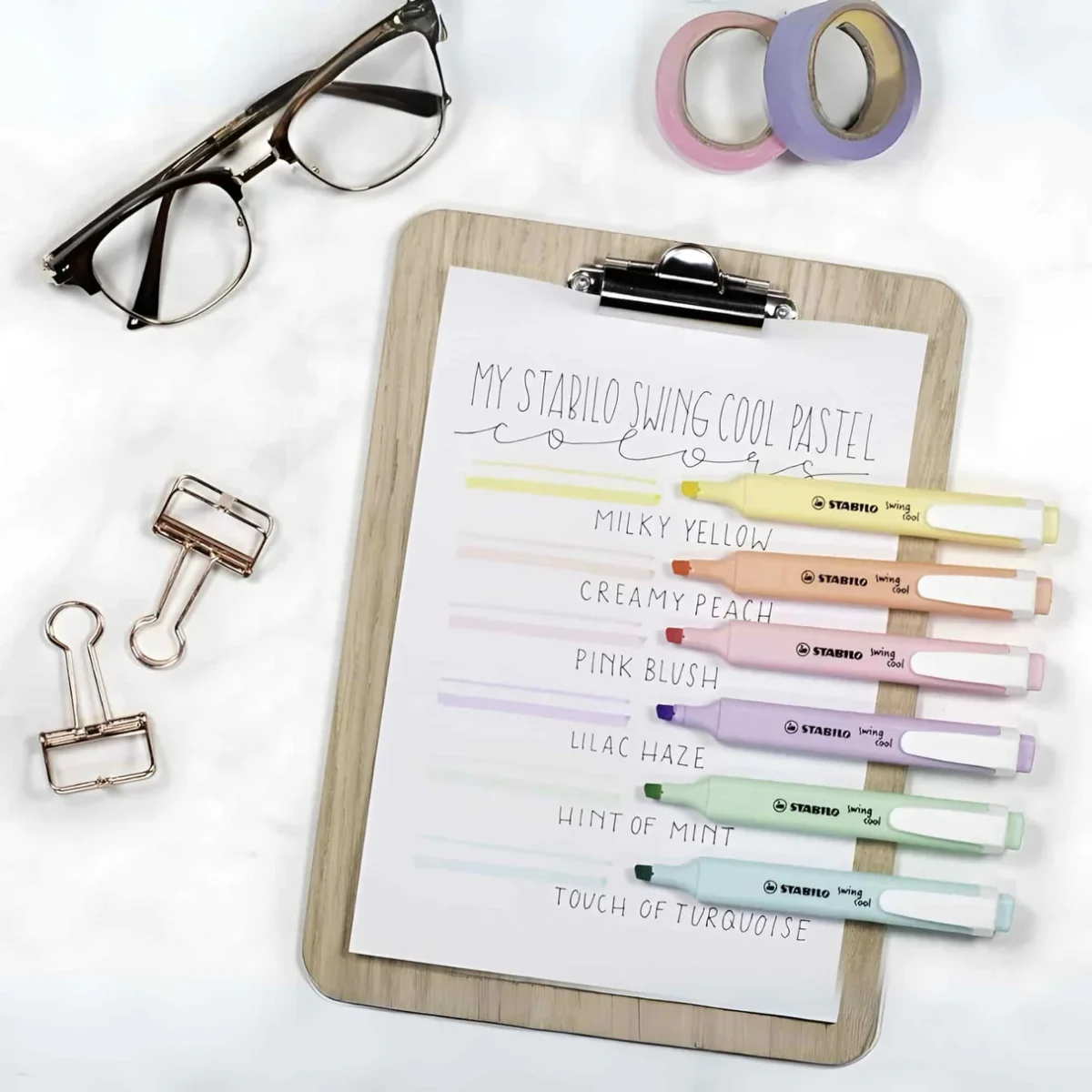 Set 4 Destacadores Swing Cool Pastel Stabilo - Image 2