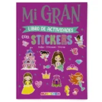 Mi Gran Libro de Actividades con Stickers Hadas-Princesas-Sirenas Mundicrom