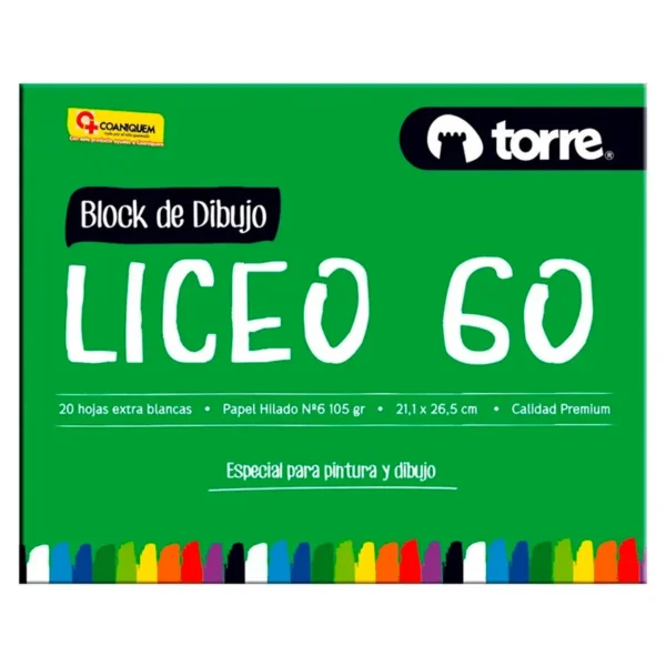 Block Dibujo Liceo 60 Torre Imagia 20hjs. 17871