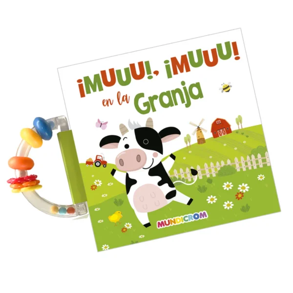 Libro Cascabel Muuu Muuu en la Granja Mundicrom