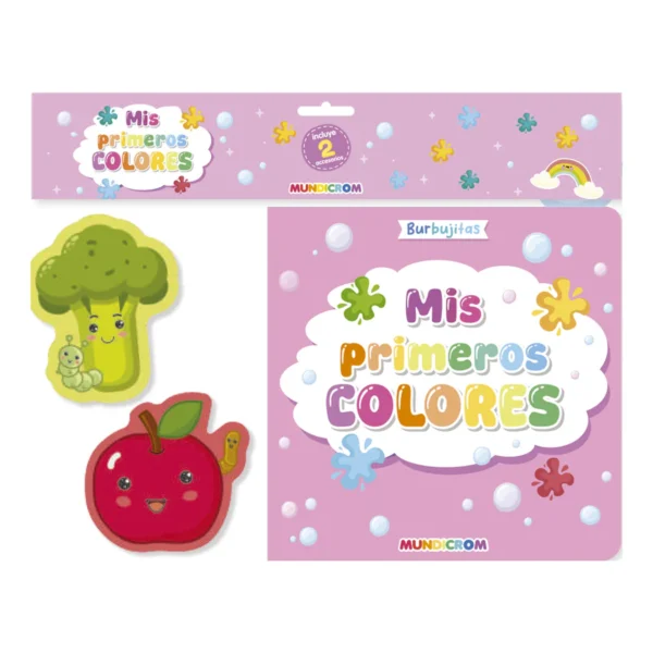 Libro de Baño Mis Primeros Colores - Coleccion Burbujitas Mundicrom
