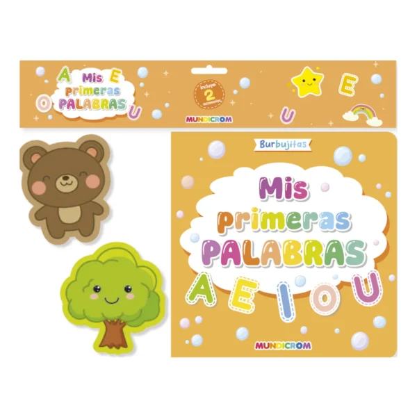 Libro de Baño Mis Primeras Palabras - Coleccion Burbujitas Mundicrom