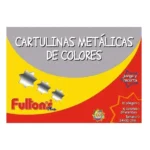 Bolson Cartulina Metalica Fultons 10 Pliegos 24x32cm.