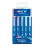 Set Marcadores Giotto TurboPro 5 Colores Pastel