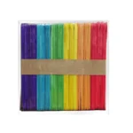 Palos de Helado Delgado 50U. Colores Surtidos Lucero