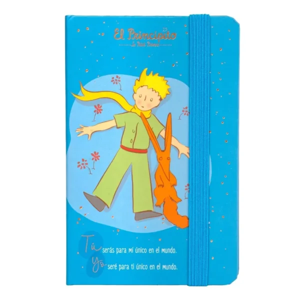 Libreta Principito c/Elastico 96hjs. 9x14cm. Multiverso