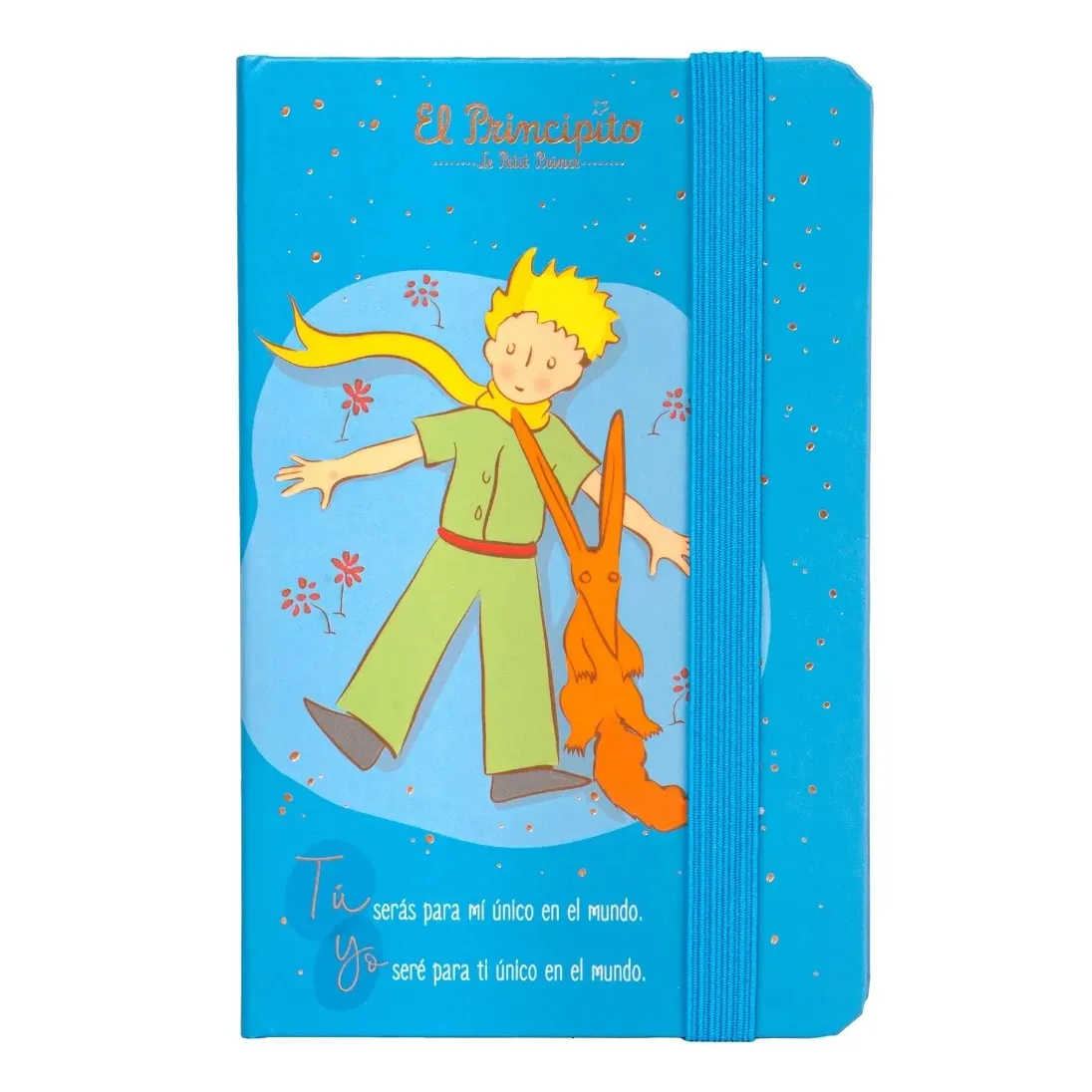 PRINCE-LIB-9X14_1 Libreta Principito c/Elastico 96hjs. 9x14cm. Multiverso - Image 1