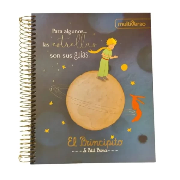 Cuaderno Medio Oficio Principito 150hjs. 5mm. Multiverso