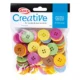 Set Botones Plasticos Colores Surtidos 55U. Creative